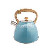 Stainless Steel Tea Kettles With Wooden Painted Handle