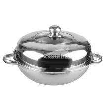Business Gift Stainless Steel Hot Pot Steamer Pot MSF-8136