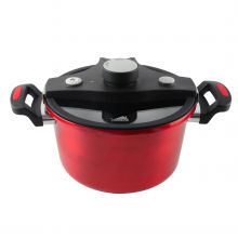 Aluminum Pressure Cooker with glass lid 5.0L