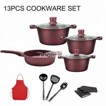 13 Piece Premium Die Cast cookware set Home Non Stick Pot Set Cookware Set