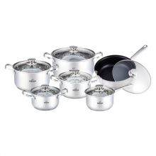 Luxury cooking ware 12pcs stainless-steel cookware set Bohmann cookware