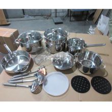 NOON Supplier Noon east COOKWARE  Stainless Steel Cookware Set  18 pieces set
