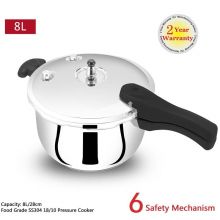 China Double Push Button Stainless Steel Pressure Cooker Induction Cooker  Manufacturers & Suppliers - Litian