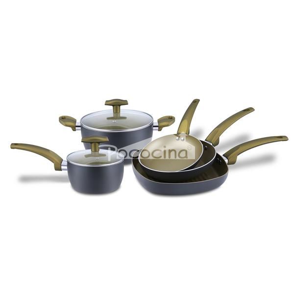 Aluminum Non-stick Cookware Set Cooking Pots & Pans MSF-6841