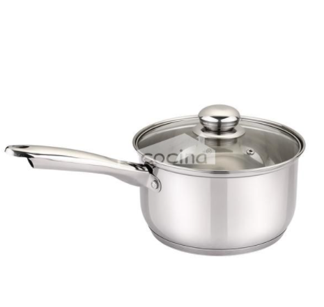 What should I do if the stainless steel pot burns dry?