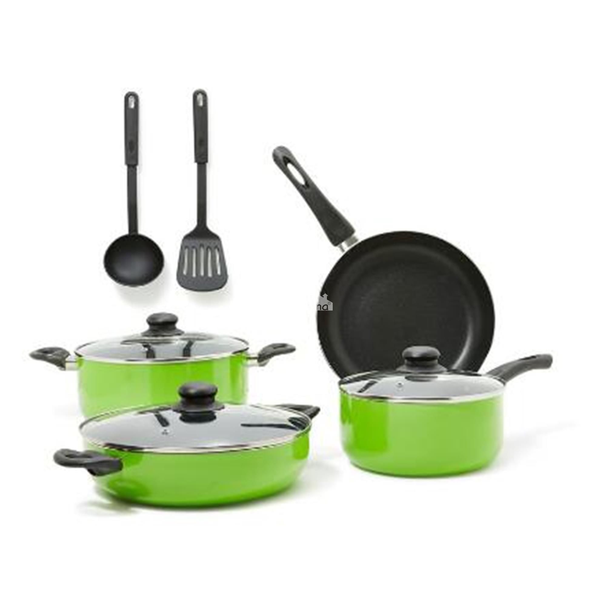 Green cookware AMAL Classic aluminum induction cookware sets