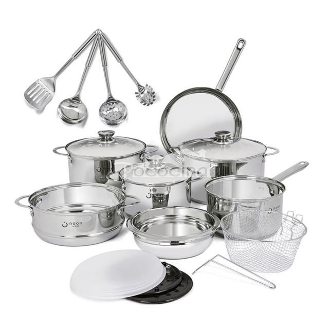 Factory Ready stock  NOON COOKWARE  18 pieces Cookware Set